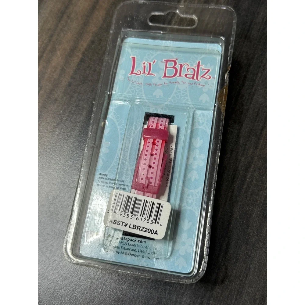 Lil Bratz‎ Heart LED Watch Pink Digital Display Girls MGA Entertainment New